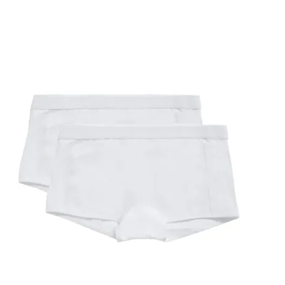 2-pak meisjes boxershorts Organic 31986 - Meisjes ondergoed biologisch katoen