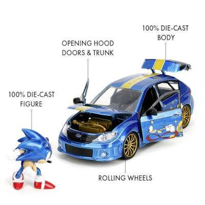 JADA TOYS Subaru Jada Sonic 2012, Impreza WRX STI 1 Kant-en-klaar model Personenauto (model)