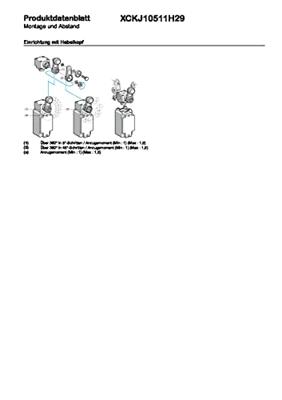 Telemecanique XCKJ10511H29 XCKJ10511H29 Eindschakelaar Rolhendel IP66 1 stuk(s)