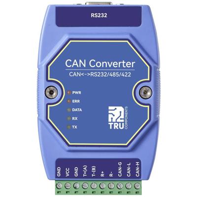 TRU COMPONENTS TC-ECAN-401 Multifunctionele module Modbus-RTU, CAN Bus, RS-485, RS-422, RS-232 12 V/DC, 24 V/DC 1 stuk(s)
