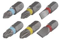 Wolfcraft Bit-set | Sleuf/kruiskop | PH/PZ | 12-delig | 1 set - 2445000 - thumbnail