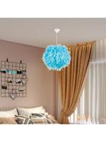 Home sweet home cloud lampenkap Ø 30 cm blauw - thumbnail