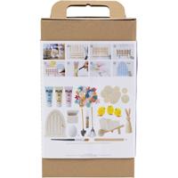 Creativ Company Hobbyset paashaasdeurset, pastelkleuren, 1 doos - thumbnail