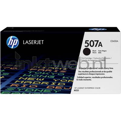 HP toner 507A, 5 500 pagina's, OEM CE400A, zwart
