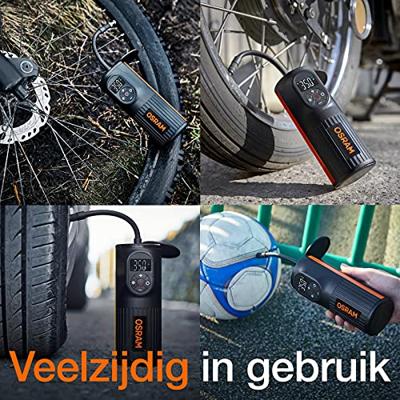 Osram Automotive TYREinflate 2000 Compressor 8.3 bar Opbergbox/tas, Digitaal display, Met werklamp