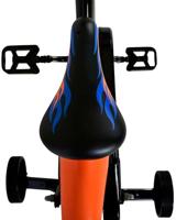 Hot wheels 16 inch fiets zwart/oranje/blauw 31656 - thumbnail
