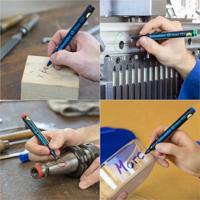 Viltstift schneider maxx 133 schuin 1-4mm blauw | 10 stuks - thumbnail