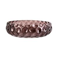 Present Time [DL] Bowl spekkels glas grote chocolade bruin D. 26cm, H. 7cm - - thumbnail