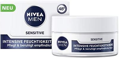 Nivea NIVEA Men Sensitive Intensive Dagcrème 50ml - Verzacht & Hydrateert Gevoelige Huid
