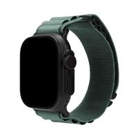 Mobilize Nylon Watch Band - Alpine - Black Connector - for Apple 42/44/45/49mm - Green - thumbnail