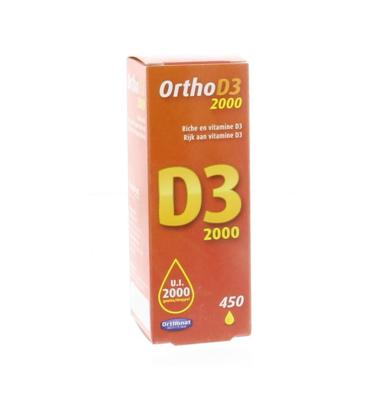 Orthonat Ortho D3 2000IU 450 druppels (20 ml)