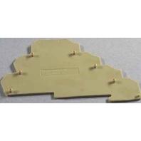 Weidmüller 1615280000 Afsluitplaat Beige 20 stuk(s)