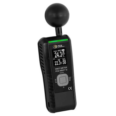 PCE Instruments PCE-WBGT 10 Datalogger voor luchtvochtigheid en temperatuur 0 % Hrel 100 % Hrel Datalogger functie