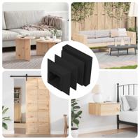 Einddoppen 10909 pcs Zwart 15 x 15 x 15 mm PP - thumbnail