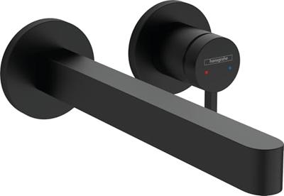 Wastafelmengkraan Inbouw Finoris HansGrohe 2-gats 228 MM Voorsprong Met Afvoerplug Mat Zwart Wastafelmengkraan Inbouw Finoris HansGrohe 2-gats 228 MM Voorsprong Met Afvoerplug Mat Zwart