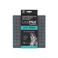 Lickimat Tuff, Heavy-Duty Playdate, Hond Slow Feeder Lick Mat, Verveling Angst Reducer; Perfect voor voedsel, traktaties, yoghurt of pindakaas, leuk alternatief voor een Slow Feed Dog Bowl, Turquoise - thumbnail