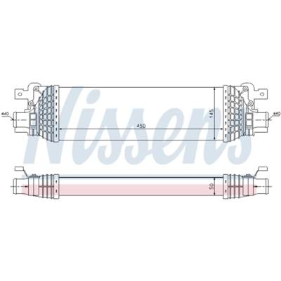 Interkoeler, tussenkoeler 96643