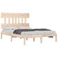 Bedframe massief hout 140x190 cm - thumbnail