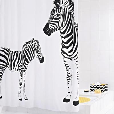 RIDDER douchegordijn zebra 180x200 cm
