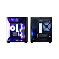ATX Semi-toren doos CoolBox COO-CHA-GM100-0 Zwart Tower - thumbnail
