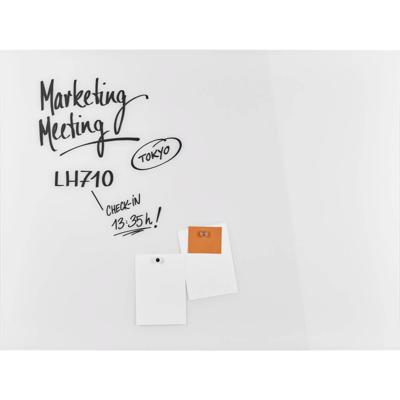 magnetoplan 13404000 Glazen magneetbord (b x h) 1200 mm x 900 mm Wit