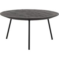DTP Home Salontafel 'Jupiter' Teakhout, 60cm, kleur Zwart - thumbnail