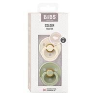 Bibs Fopspeen anatomical maat 2 ivory/sage 2 Stuks - thumbnail