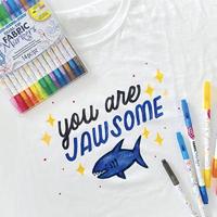 Tulip • textielstiften met dubbele punt 14st. - thumbnail