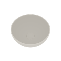 Opbouw Waskom Ideavit Solidthin 32x32x12.5 cm Solid Surface Mat Wit Ideavit - thumbnail