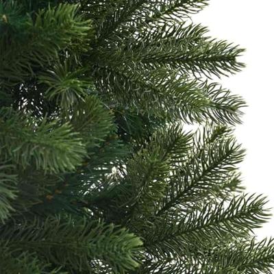 Kunstkerstboom met 300 LED met standaard Groen 240 cm PE en PVC