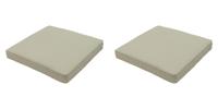 Lounge seat 60x60 Beige eco nature outdoor finishing (2 stuks) Madison - Madison - thumbnail