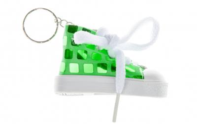 Lg-imports Sleutelhanger Gymschoen Glitter 7 Cm Groen