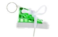Lg-imports Sleutelhanger Gymschoen Glitter 7 Cm Groen - thumbnail