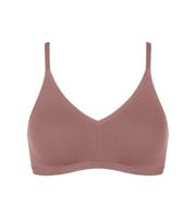 Katoenen soft Bh zonder beugel - Daily Cotton soft bra - Biologisch katoenen bralette met sluiting - thumbnail