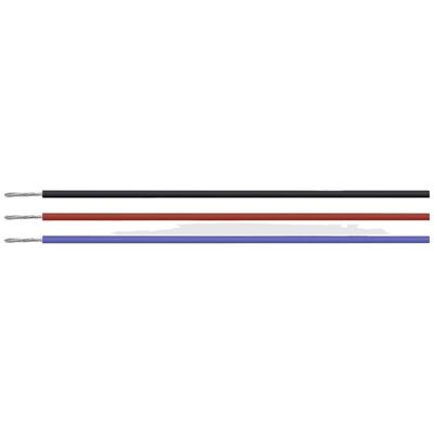 HELU 45901-50 Hogetemperatuurdraad SIFF 1 x 10 mm² Zwart 50 m