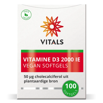 Vitals Vitamine D3 2000ie Softgels