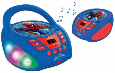 Spider-Man Bluetooth cd-speler met lichteffecten Spider-Man Bluetooth cd-speler met lichteffecten