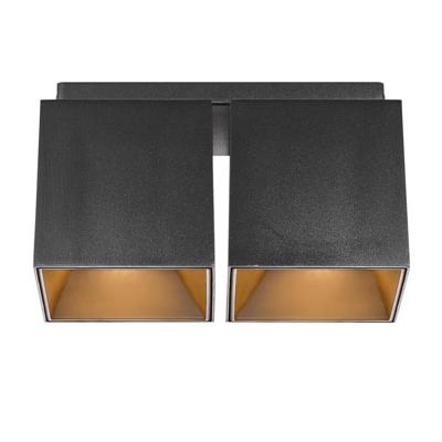 Nordlux OpbouwspotEthan zwart dubbel - 2110410103