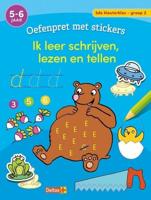 Deltas Oefenpret met stickers groep 1- schrijven, lezen, tellen (4-5 jaar) - thumbnail