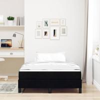 Boxspring bed Anders Zwart 120 x 190 cm Stof - thumbnail