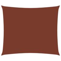 VidaXL Zonnescherm rechthoekig 2,5x4,5 m oxford stof terracottakleurig - thumbnail