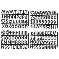 HEMA Letters voor letterbord krat zwart (zwart) - thumbnail