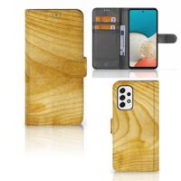 Samsung Galaxy A53 | Book Style Case | Licht Hout | Portemonnee hoesje - thumbnail