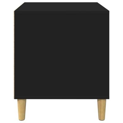 Hondenhuis Zwart 44 x 42 x 49 cm Bewerkt hout