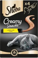 Sheba Creamy Snacks met kip kattensnack (4 st) 4 verpakkingen - thumbnail