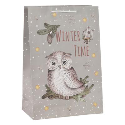 Knus Geschenktas winter 24cm, 24st.