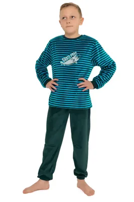 Outfitter velours jongens pyjama - Skate Park