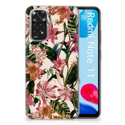 Xiaomi Redmi 10 | Redmi Note 11 4G | TPU Case | Flowers