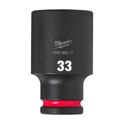 Milwaukee Accessoires SHOCKWAVE Krachtdop 1/2" lang 33 mm | 1 stuk - 4932480350