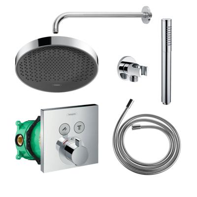 Hansgrohe Rainfinity Regendoucheset met Muurarm Powderrain 360 Chroom